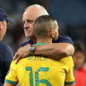 ‘These things are lessons in life’: Socceroos embrace Miller after devastating Asian Cup exit