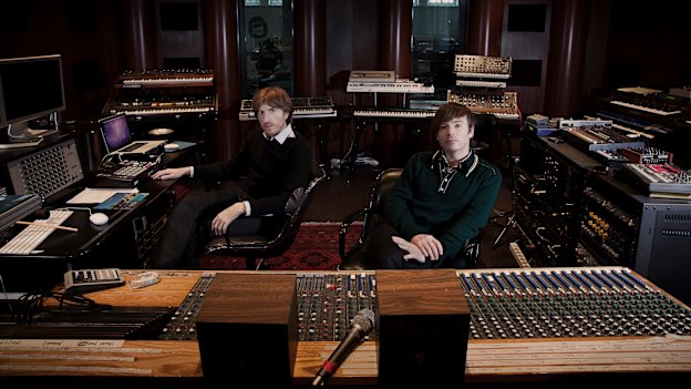 Air heads: Nicolas Godin (left) and Jean-Benoit Dunckel.