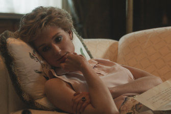Elizabeth Debicki as Princess Diana in Season 5 of The Crown.