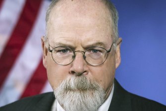 Special counsel John Durham, pictured, is investigating the origins of the Russia probe.