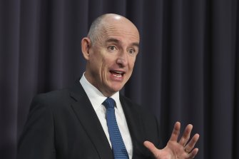 Minister for Employment Stuart Robert. 