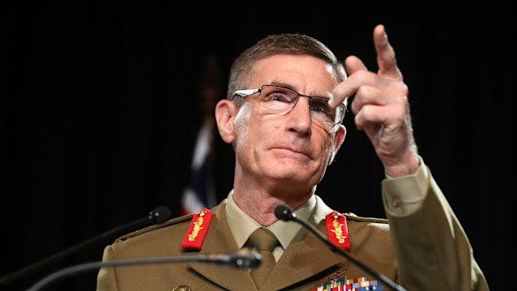 Angus Campbell said claims of war crimes committed by Australian soldiers in Afghanistan were deeply disturbing.