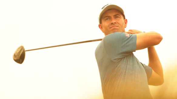 Adam Scott endured a tough day at the office.