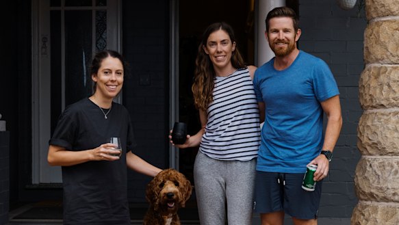 Emily Logan, Wally, Brienna Anderson and Chris Jackson are all adjusting to the new dynamic in their share house. 