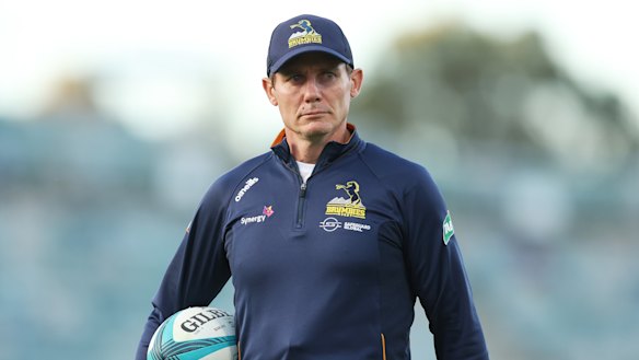 Brumbies coach Stephen Larkham. 