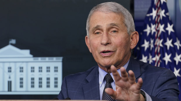 Dr Anthony Fauci, director of the US National Institute for Allergy and Infectious Diseases, was against letting the virus spread.