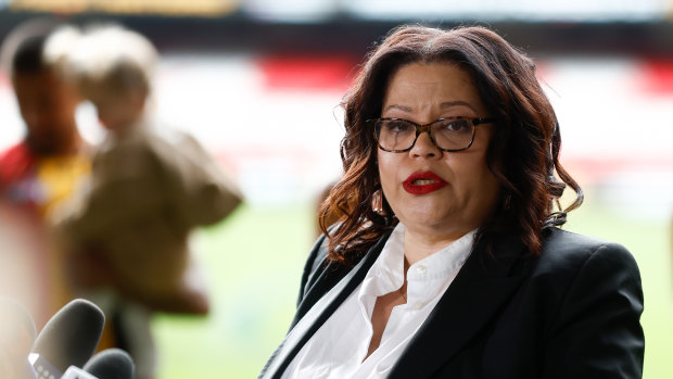 The AFL’s Tanya Hosch has spoken about the Voice to parliament in Adelaide.