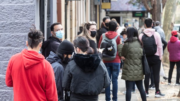 The labour market has turned around rapidly since the start of the pandemic when many lost their jobs and queues were seen outside Centrelink.