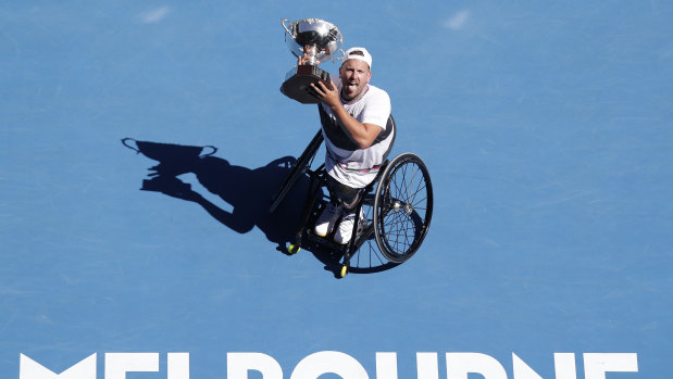 Alcott has won the Australian Open title five times.