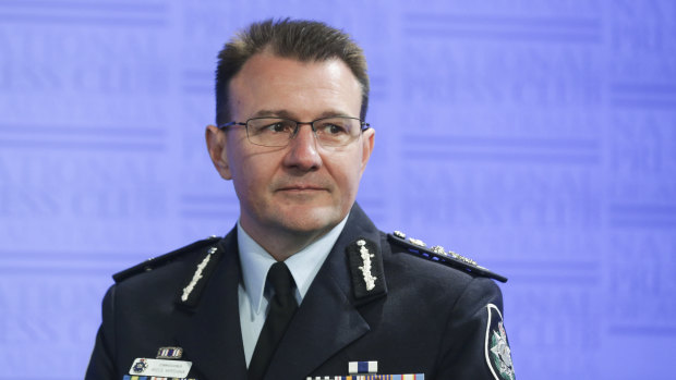 Australian Federal Police (AFP) Commissioner Reece Kershaw