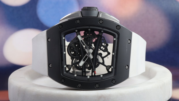 Bargain: The Richard Mille watch that smashed an Australian auction record when it sold for $306,000.