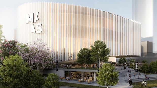 An artist's impression of the new  Powerhouse  museum to be built in Parramatta 