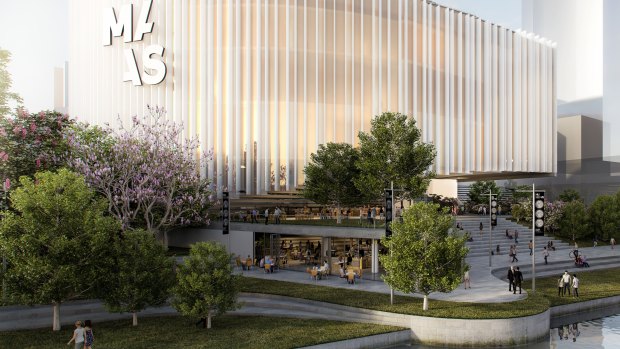 An artist's impression of the new  Powerhouse  Museum to be built in Parramatta.