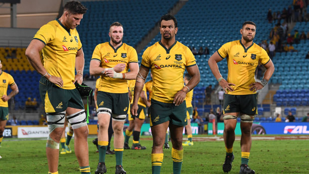 The Wallabies' clash with Argentina on the Gold Coast last year drew a poor crowd.