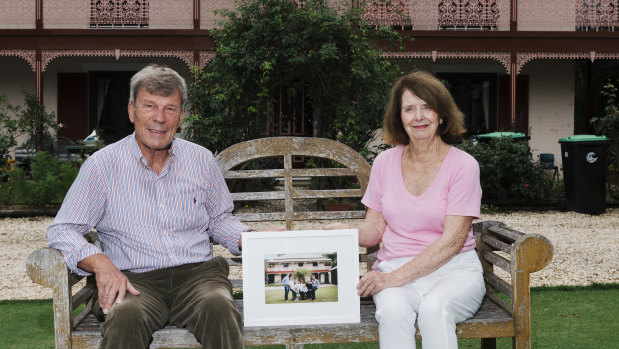 Jill and Joachim Osthoff at their Elanora Heights home.