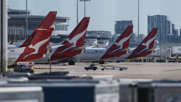 The Australian Airports Association is pressing the government to contribute more to the cost of security for hundreds of grounded planes.