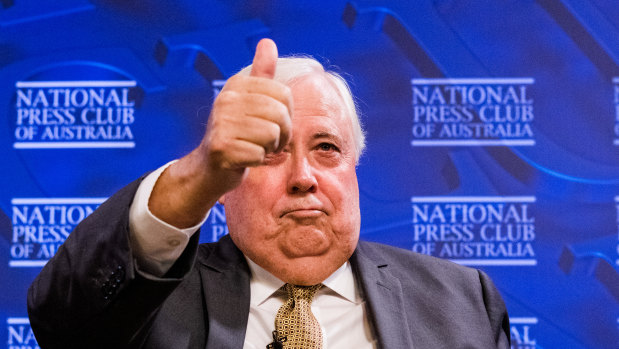 Clive Palmer’s United Australia Party spent $92.1 million during the financial year that included the 2019 election.