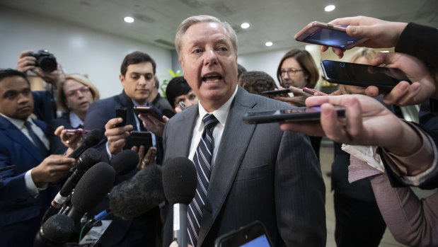 "A smoking saw": Lindsey Graham, a frequent ally of President Trump, is convinced the Saudi crown prince was involved in the death of Jamal Khashoggi.