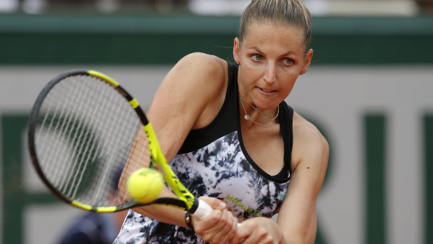 Czech Krystina Pliskova was no match for Serena Williams.