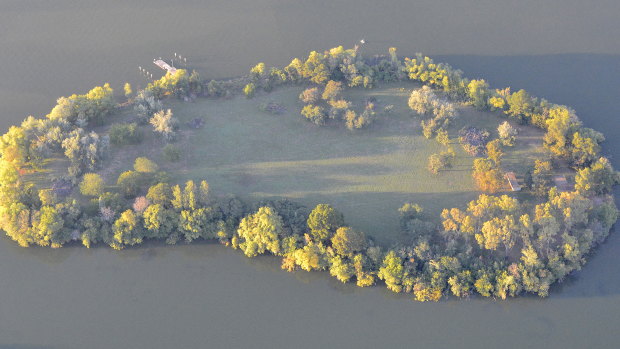 Springbank Island in Lake Burley Griffin.