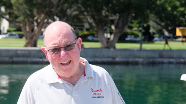 Rest and recreation: Tony Cable is spending this year on the radio relay boat.