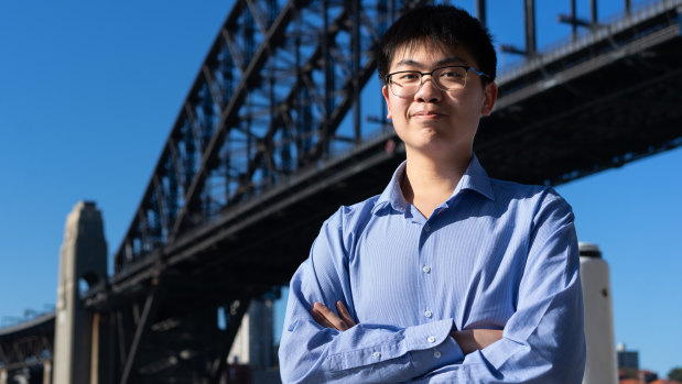 Phillip Liang, who topped the state in Maths Extension 2 and got the highest possible ATAR of 99.95 last year.