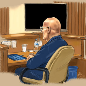 David Eastman in court.