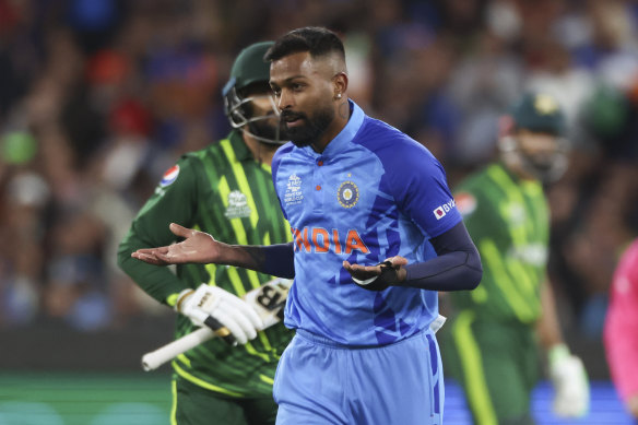 India’s Hardik Pandya.