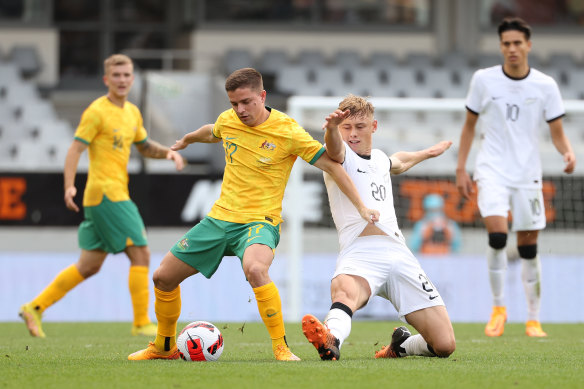 Cammy Devlin made his Socceroos debut in September’s second friendly against New Zealand in Auckland.