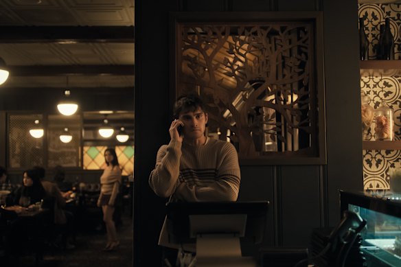 Inde Navarrette and Michael Johnston in Obsession, which starts as a romcom.