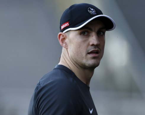 Collingwood’s Brayden Maynard was cleared at the tribunal after the incident involving Angus Brayshaw. 