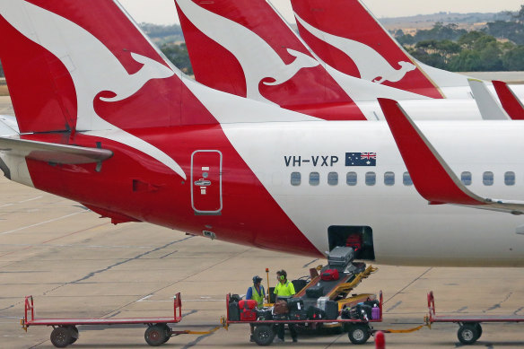 More than 100 bags were left behind on one reader’s flight to Japan with Qantas.