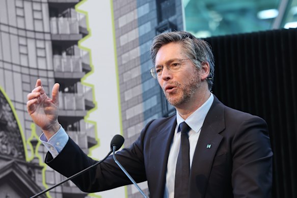Lord Mayor Nick Reece encouraged redevelopment of Melbourne’s waterfront.