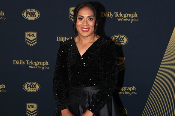 Simaima Taufa has won the NRLW captain of the year.