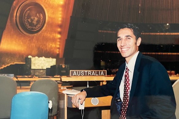 An internship at 24 took law and arts student Hugh de Kretser to the United Nations, where he watched Nelson Mandela address the General Assembly.