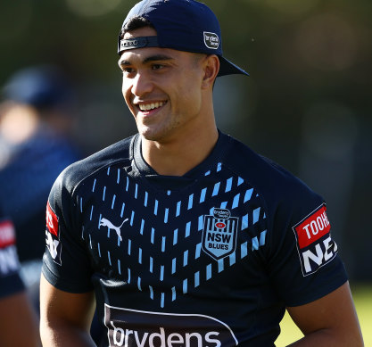 Joseph Suaalii has a big supporter in NSW coach Brad Fittler.