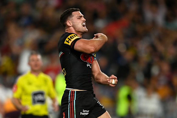 Nathan Cleary produced one of the greatest grand final performances in the game’s history in the 2023. And he did much of it effectively playing five-eighth.