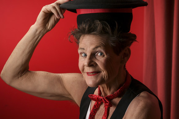 She's got it: Debra Batton does a comedy act in Classics Circus.