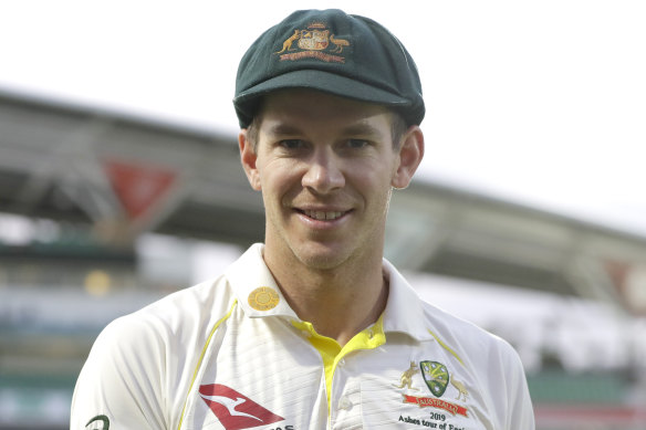 Made his mark: Tim Paine. 