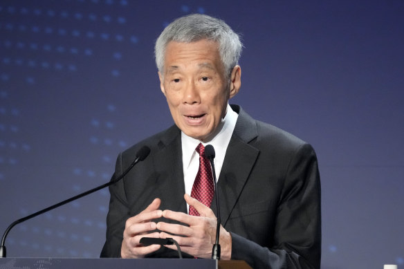 Singapore Prime Minster Lee Hsien Loong.