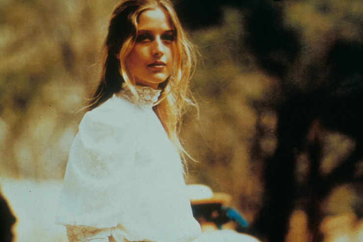 Anne-Louise Lambert as Miranda in Peter Weir's film of Picnic at Hanging Rock (1975).