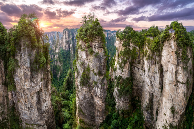 Avatar Hallelujah mountain in Zhangjiajie National Forest Park.