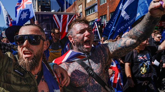 March for Australia protest march against mass migration