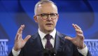 Prime Minister Anthony Albanese during an address to the National Press Club this week.