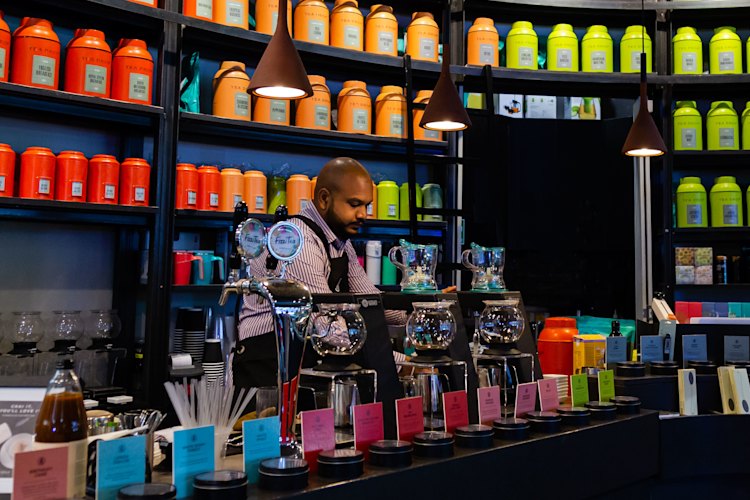 All of the teas at Tea Drop are available to purchase for home, and are brewed before your eyes at South Melbourne Market.
