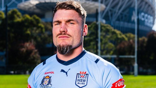 Angus Crichton is back in Blue.