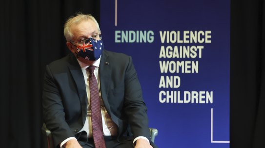 Prime Minister Scott Morrison spoke about holding men accountable at the National Summit on Women’s Safety on Monday.