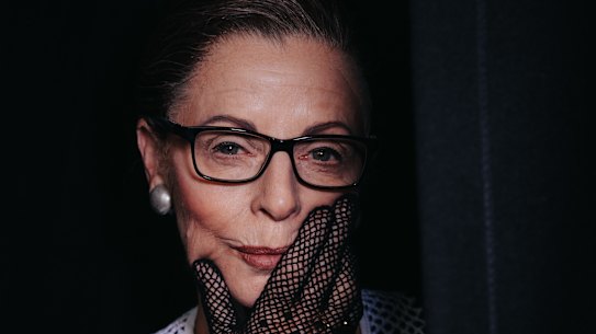 Heather Mitchell shines as Ruth Bader Ginsburg.