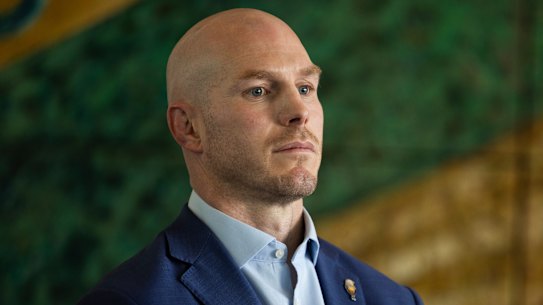 Independent ACT senator David Pocock has led the push for tougher rules for lobbyists.