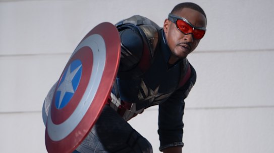 Anthony Mackie as Sam Wilson/Captain America.